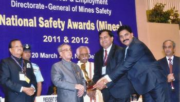MCL’s Ib Valley Samleshwari Open Cast mine  gets National Safety Award